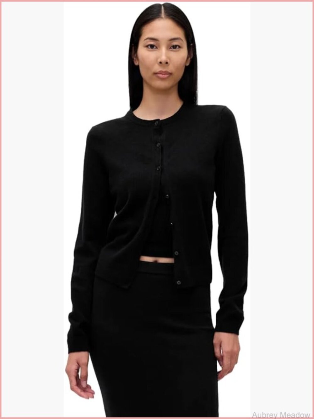 Cashsoft Cropped Cardigan - Machine Washable Sweater